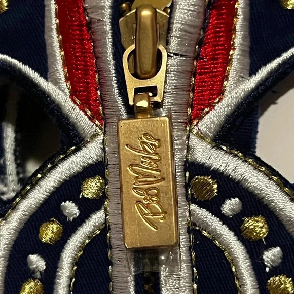 NWT Bob Mackie Wearable Art Royal Embroidered Jacket Womens Sz 1x Empress Style - Picture 4 of 11